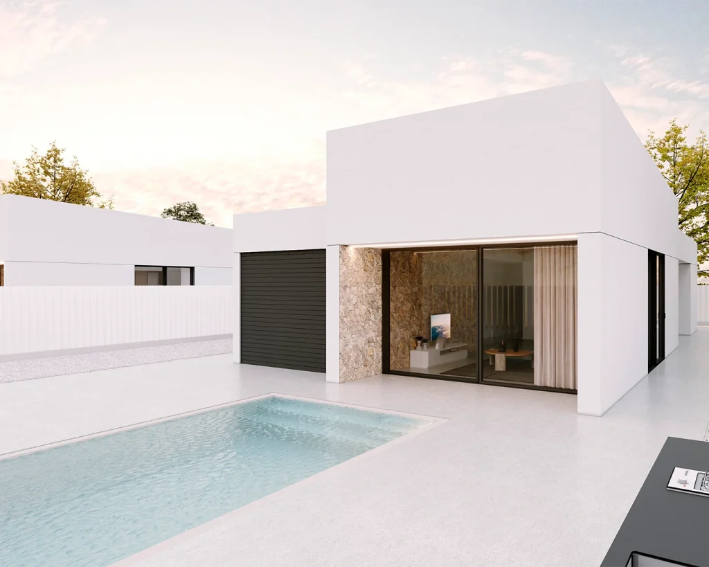 EcoHomes Montesano, piscina de inmueble sostenble de J1 Properties